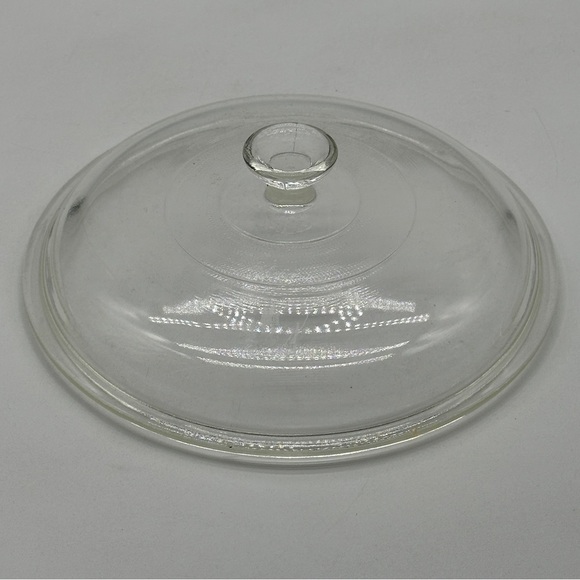 Clear Glass Lid 8-3/4" Round Domed Pyrex Casserole Top Replacement Marked 408 - Picture 1 of 4